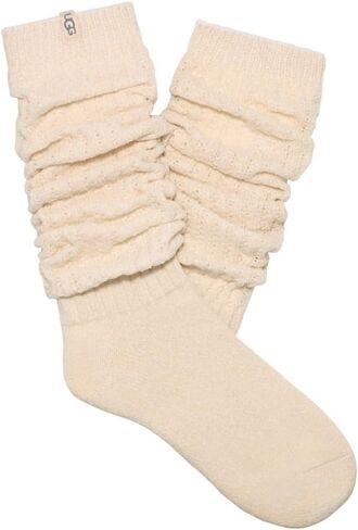 UGG، نسائي، جورب طويل مترهل من كلاريس، فحمي، مقاس واحد in Saudi Arabia