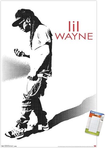Trends International Lil Wayne - Hustle Wall Poster, 22.375" x 34", Unframed Version in Saudi Arabia