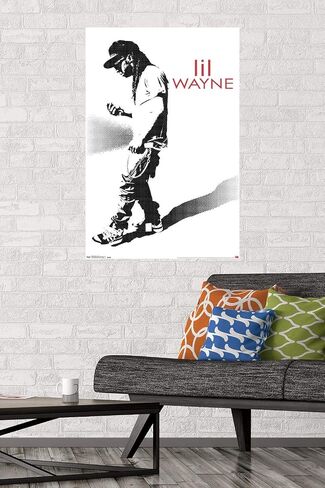Trends International Lil Wayne - Hustle Wall Poster, 22.375" x 34", Unframed Version in Saudi Arabia