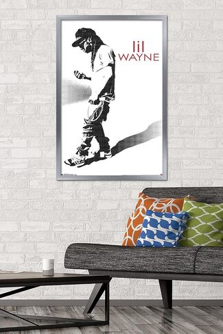 Trends International Lil Wayne - Hustle Wall Poster, 22.375" x 34", Unframed Version in Saudi Arabia