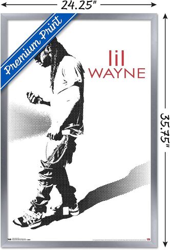 Trends International Lil Wayne - Hustle Wall Poster, 22.375" x 34", Unframed Version in Saudi Arabia