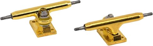 Teak Tuning Prodigy Fingerboard Trucks with Upgraded Lock Nuts, White Colorway - 32mm Wide - Includes Teal Pro Duro 61A Bubble Bushings in Saudi Arabia