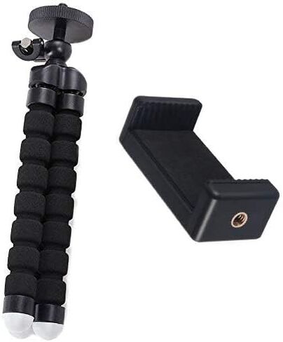 Acuvar Flexible Tripod for Action Cameras, Mini Camera Stand with GoPro Adapter, Compatible with All GoPro Hero Series, Portable Travel Tripod Mount in Saudi Arabia