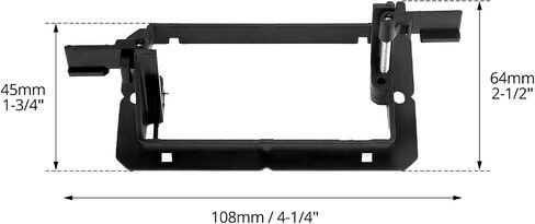 QWORK Low Voltage Mounting Bracket, 20 Pack 1 Gang Single Gang Drywall Mounting Wall Plate Bracket for Telephone Wires, Network Cables in Saudi Arabia