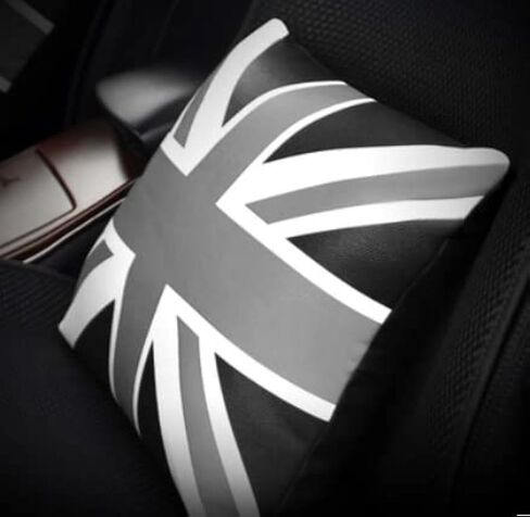 وسادة مقعد DABOK Union Jack مصنوعة من البوليستر بنسبة 100% لتخفيف آلام أسفل الظهر ومنحنى مقعد السيارة للراحة وتقليل تعب القيادة من إسفنج الذاكرة للقيادة (رمادي) in Saudi Arabia