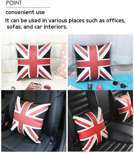 وسادة مقعد DABOK Union Jack مصنوعة من البوليستر بنسبة 100% لتخفيف آلام أسفل الظهر ومنحنى مقعد السيارة للراحة وتقليل تعب القيادة من إسفنج الذاكرة للقيادة (رمادي) in Saudi Arabia