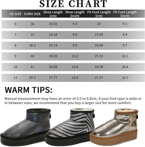 أحذية شتوية من جلد البقر الحقيقي للنساء، أحذية ثلج دافئة خفيفة الوزن للنساء مع بطانة من الفرو الصناعي in Kuwait