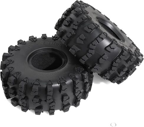 4 قطع 2.2 بوصة RC إطارات مطاطية 150 مم إطار زاحف مع حشوات إسفنجية متوافقة مع 1/10 RC الزاحف المحوري SCX10 RR10 90053 AX10 Wraith 90056 90045 in Saudi Arabia