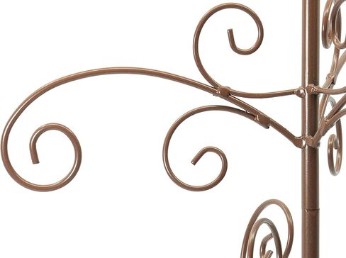 Red Co. 22" Metal Wire 4-Tier Ornament Display Tree Stand and Christmas Décor Holder - Silver in Saudi Arabia