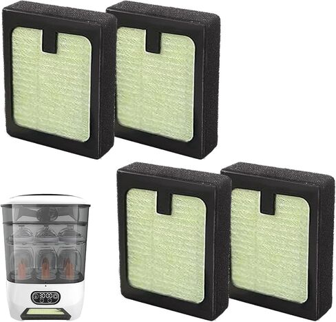 3PCS HEPA Filter Replacement Compatible with Baby Brezza Bottle Dryer Advanced and Baby Brezza Bottle Washer Pro in Saudi Arabia