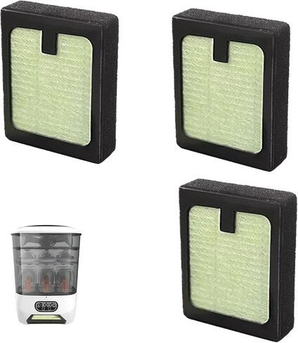 4PCS HEPA Filter Replacement Compatible with Baby Brezza Bottle Dryer Advanced and Baby Brezza Bottle Washer Pro in Saudi Arabia