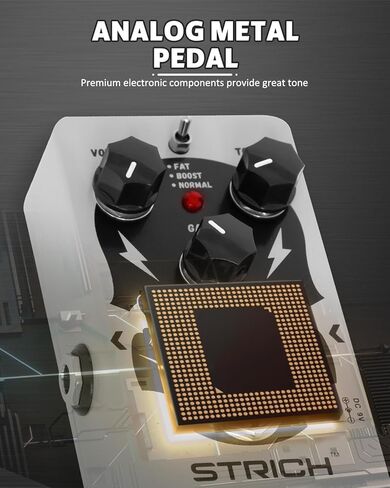 دواسة جيتار بوابة الضوضاء القوية، دواسة جيتار مانعة للضوضاء، تأثير قاتل للضوضاء، تجاوز حقيقي للجيتار الكهربائي، أبيض in Kuwait