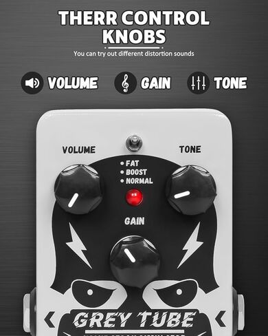 دواسة جيتار بوابة الضوضاء القوية، دواسة جيتار مانعة للضوضاء، تأثير قاتل للضوضاء، تجاوز حقيقي للجيتار الكهربائي، أبيض in Kuwait