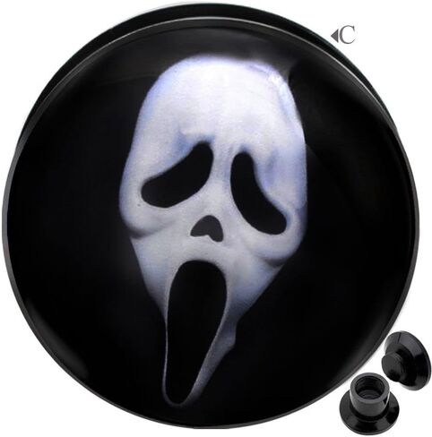 3/4 inch 20mm ear gauges plug tunnels gauge for ears silicone double flare screw on piercing 3/4 20mm in Saudi Arabia