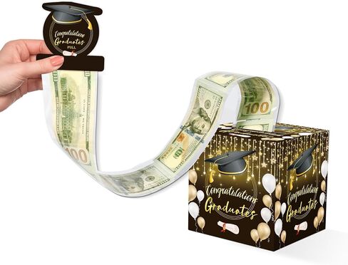 TCJIU Birthday Money Box for Cash Gift Pull, Surprise Gift Box with Pull Out Happy Birthday Day Card and 50Pcs Transparent Bags, Rose Purple Birthday Gifts for Men Women Boys Girls Best Friend in Saudi Arabia