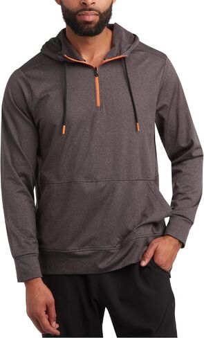Spyder Mens Quarter Zip Sweatshirt - Lightweight Active Pullover Hoodies for Men - Mens Hoodie for Running Training & Workout in Saudi Arabia