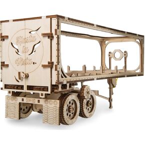 UGEARS Truck DIY Kit – Heavy Boy Truck Model Miniature Plywood DIY Model – Unique and Interesting Present Idea – VM-03 Truck Model with Driver Cabin – Ecological Wooden Model