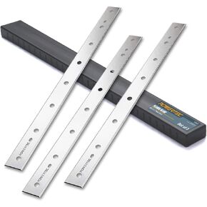 POWERTEC 12809DD 12-1/2 Inch Planer Blades for DeWalt DW733 Planer, Replacement Woodworking Planer Knives for DW7332, Set of 4