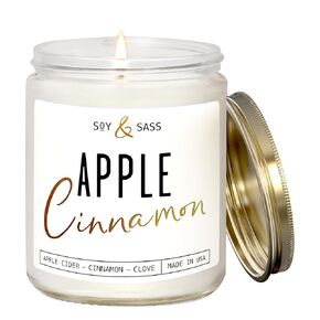 Christmas Tree Candles, Christmas Candles Scented - 'Christmas Tree' Candle w/Balsam, Cedar & Citrus - Infused with Essential Oils I Pine Candle I Balsam Candle I 9oz, 50Hr, USA Made