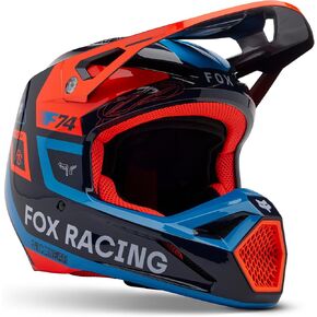 Fox Racing YOUTH V1 MOTOCROSS HELMET, BLACK CAMO, Medium