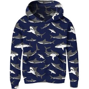 Ahegao Unisex Kids Hoodies Sweaters 3D Printed Casual Hooded Sweatshirts with Big Pockets for 4-14T Boys Girls