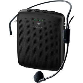 WinBridge Portable Voice Amplifier with Wired Headset Microphone, Small Bluetooth Speaker with Mic,Personal Microphone Speaker for Teachers, Trainers Coaches, Instructors, Tour guides, Public Speakers