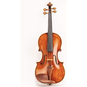 Old Spruce D Z Strad Violin Model 609 Full Size 4/4 Handmade with Dominant Strings, Bow, Bam Case, Rosin, and Shoulder Rest (Full Size - 4/4)