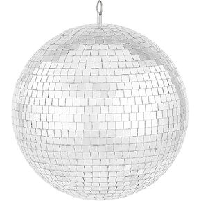 VEVOR Mirror Disco Ball, Large 20 Inch Party Mirror Ball with Hanging Ring, Lightning Disco Ball Party Decorations, Ideal for DJ Club, Stage, Wedding, Birthday, Christmas, New Years Celebration