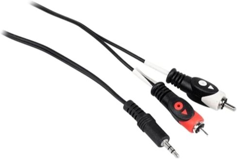 Rockville RNRMR3 3' 3.5mm 1/8" TRS to Dual RCA Cable, 100% OFC Copper in Kuwait