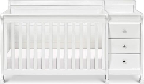 DaVinci Kalani 4-in-1 Convertible Crib and Changer Combo in Chestnut in Kuwait