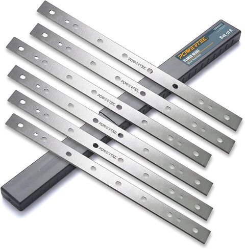 POWERTEC 12809DD 12-1/2 Inch Planer Blades for DeWalt DW733 Planer, Replacement Woodworking Planer Knives for DW7332, Set of 4 in Saudi Arabia
