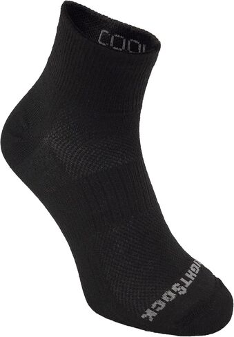 Wrightsock CoolMesh II Quarter Running Socks for Men and Women – Cushioned, Eco-Friendly and Anti Blister Socks with our Patented Double Layer Design - American Made, No Blisters Guaranteed in Saudi Arabia