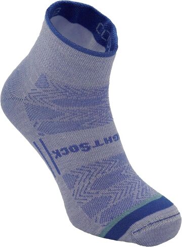 Wrightsock CoolMesh II Quarter Running Socks for Men and Women – Cushioned, Eco-Friendly and Anti Blister Socks with our Patented Double Layer Design - American Made, No Blisters Guaranteed in Saudi Arabia