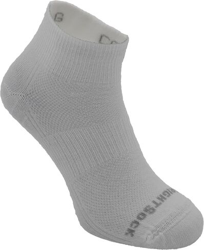 Wrightsock CoolMesh II Quarter Running Socks for Men and Women – Cushioned, Eco-Friendly and Anti Blister Socks with our Patented Double Layer Design - American Made, No Blisters Guaranteed in Saudi Arabia