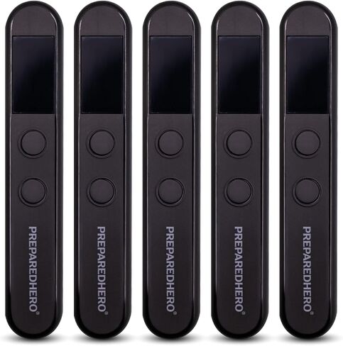 Prepared Hero Privacy Pen - 4 Pack - Hidden Camera Detector - GPS Tracker Detector - Listening Device Detector - Bug Sweeper - Spy Camera Finder - Hidden Camera Detector for Travel in Saudi Arabia