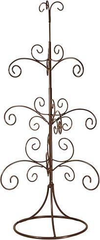 Red Co. 22" Metal Wire 4-Tier Ornament Display Tree Stand and Christmas Décor Holder - Gold in Saudi Arabia