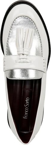 Franco Sarto Womens Carolynn Slip On Tassel Loafers Grey Multi Snake 9 M in Saudi Arabia