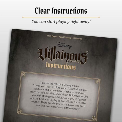 لعبة Ravensburger Disney Villainous Strategy Board - تجربة لعب غامرة | مناسبة للأعمار من 10 سنوات فما فوق | الفائز بجائزة أفضل لعبة TOTY لعام 2019 in Kuwait