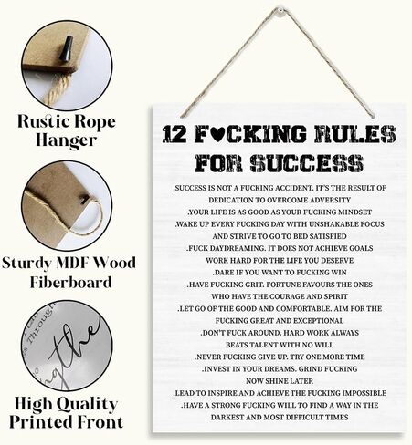 Inspirational Wood Sign, Hanging Wooden Plaques Decor, Motivational Wall Art, Decorative Wall Plaque, Positive Mindset Decor Sign, Encouragement Gift for Friends Colleague, You Are A Champion Sign in Saudi Arabia