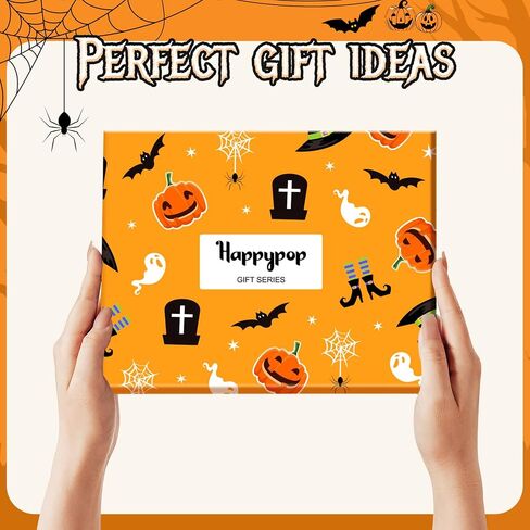 HAPPYPOP Halloween Gifts Ideas Socks - Spooky Gifts for Men Women, Horror Gifts for Man Woman 2 Pack, Halloween Gifts for Teens in Saudi Arabia