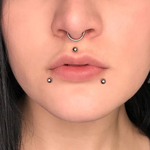 Face Gems Lip Stud Fake Nose Stud Eyebrow Stud Rhinestone Sticker 3D Non Piercing Nose Stud Stick on Silver Belly Button Sticker for Face Eye Makeup Nail Reusable Decorative Jewels for Body in Kuwait