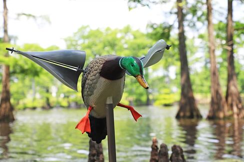 MOJO Outdoors New Flock A Flicker 2 Motion Spinning Wing Duck Decoys (4 Pack), Brown (HW2531) in Saudi Arabia