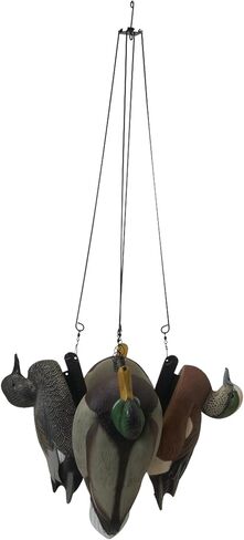 MOJO Outdoors New Flock A Flicker 2 Motion Spinning Wing Duck Decoys (4 Pack), Brown (HW2531) in Saudi Arabia