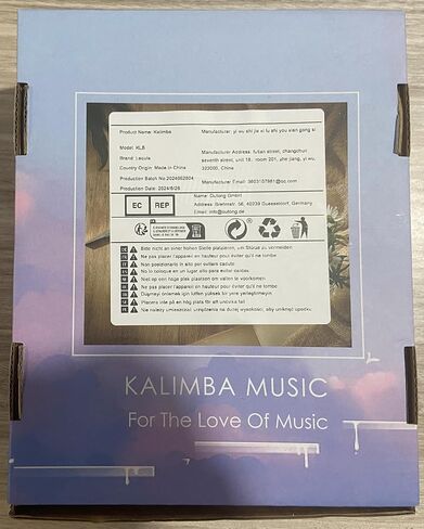 Kalimba 17 Keys Thumb Piano - Portable Mbira Sanza Finger Piano Professional Musical Instrument Marimbas with Study Instruction, Tuning Hammer Gift for Kids Adults Beginners in Saudi Arabia