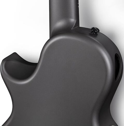 Enya NOVA Go SP1 Carbon Fiber Acoustic Electric Guitar with Smart AcousticPlus 35 Inch Travel Acustica Guitarra Starter Bundle Kit of Gig Bag, Strap, Strings, Charging Cable, Instrument Cable(Black) in Saudi Arabia