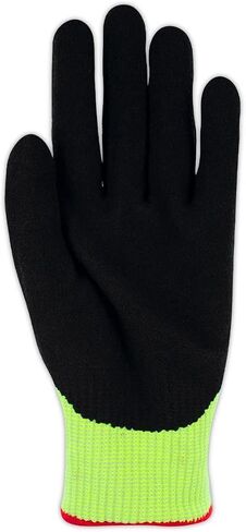 MAGID Touchscreen Level A7 Cut Resistant Work Gloves, 120 PR, Enhanced Liquid-Grip, Sandy Nitrile Coated (Nitrix), Size 7/S, Reusable, 13-Gauge Hyperon Shell (GPD795) in Saudi Arabia
