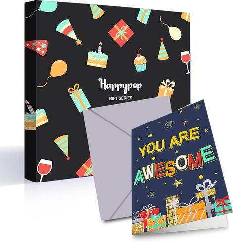 HAPPYPOP 40th Birthday Gifts Ideas for Men - 1984 Birthday Socks With Greeting Card, Best Gifts for 40 Year Old Middle Aged Man Woman in Saudi Arabia