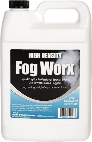 عصير الضباب عالي الكثافة من FogWorx - ربع لتر - 32 أونصة سائلة من سائل آلي ذو أساس مائي طويل الأمد وعالي الإنتاج وعديم الرائحة لآلات من 400 إلى 1500 واط in Kuwait