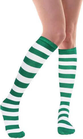 Athletic Knee High Socks Stripe Running Baseball Thigh High Stockings Outdoor Sport Tube Socks in Kuwait