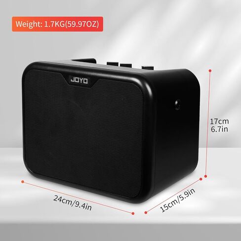 JOYO 10W Mini Bass Amp Bass Guitar Practice Amp Combo Bass Amplifier Portable Small Battery Powered Bass Amp Dual Channel (MA-10B) in Saudi Arabia